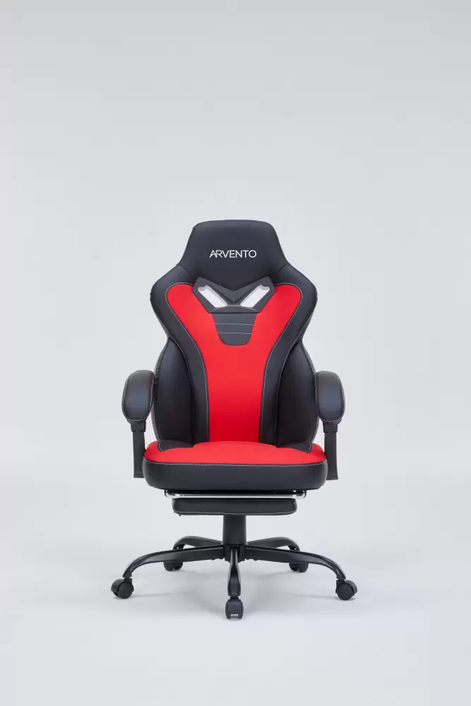 Игровое кресло Arvento Expert (черный/красный) фото