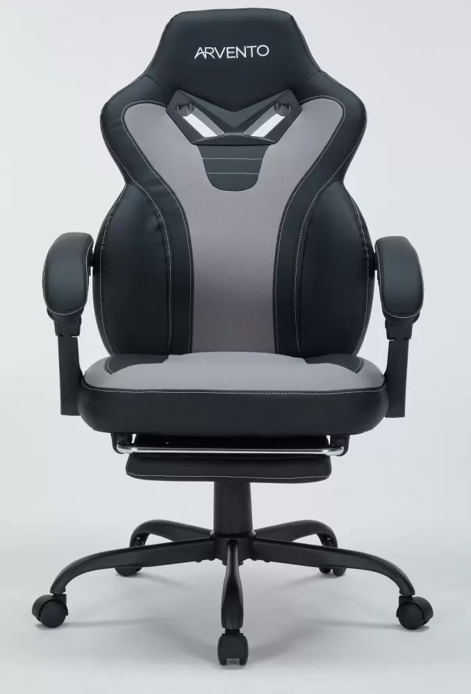 Игровое кресло Arvento Expert (черный/серый) фото