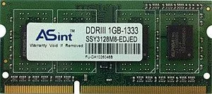 Оперативная память ASint SSY3128M8-EDJ1D DDR3 PC3-10600 1Gb фото