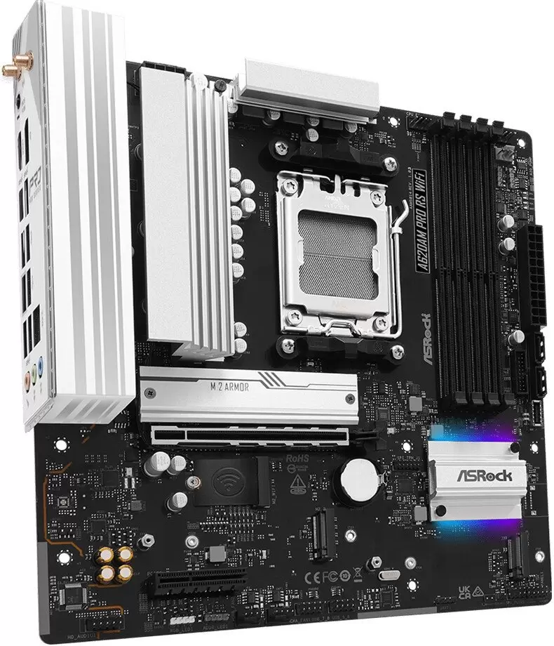 Материнская плата ASRock A620AM Pro RS WiFi фото