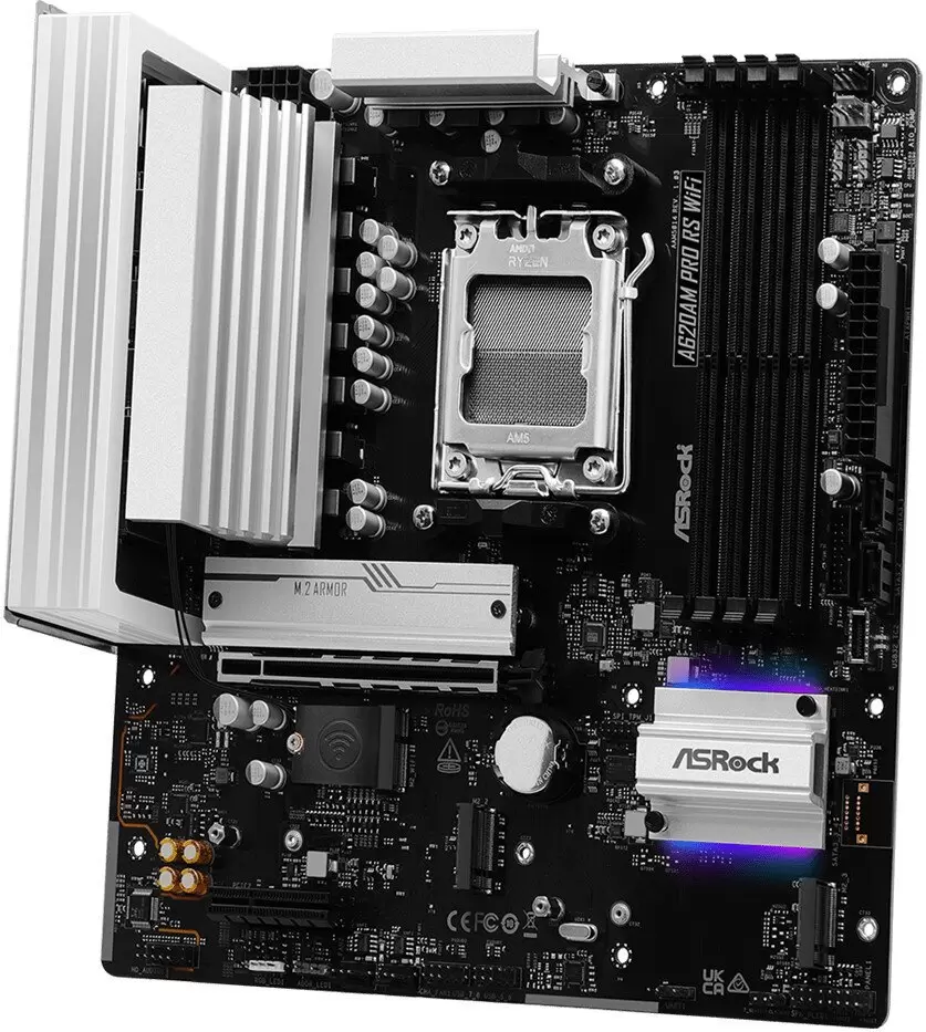 Материнская плата ASRock A620AM Pro RS WiFi фото