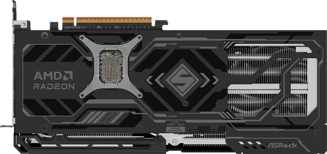 Видеокарта ASRock AMD Radeon RX 9070 XT Steel Legend Dark 16GB RX9070XT SLD 16G фото 5