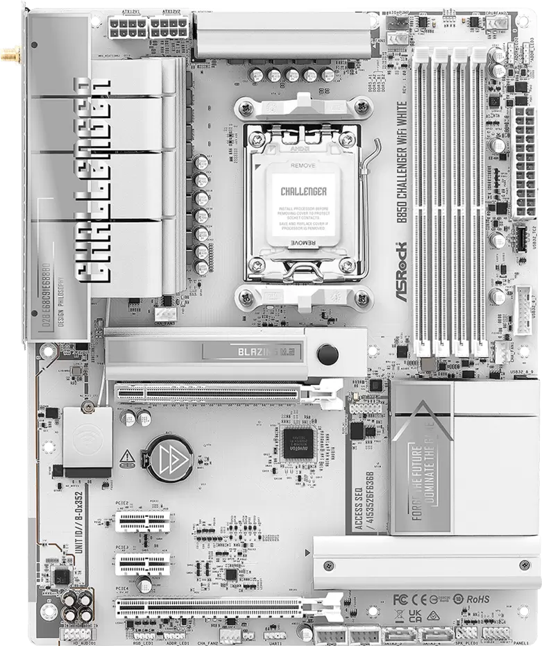 ASRock B850 Challenger WiFi White