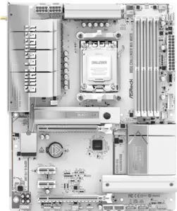 Материнская плата ASRock B850 Challenger WiFi White фото