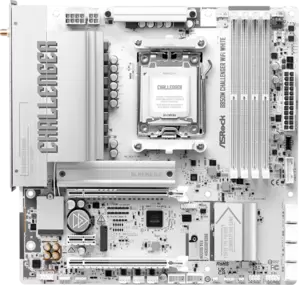 Материнская плата ASRock B850M Challenger WiFi White фото