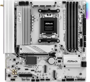 Материнская плата ASRock B850M Pro RS WiFi White фото