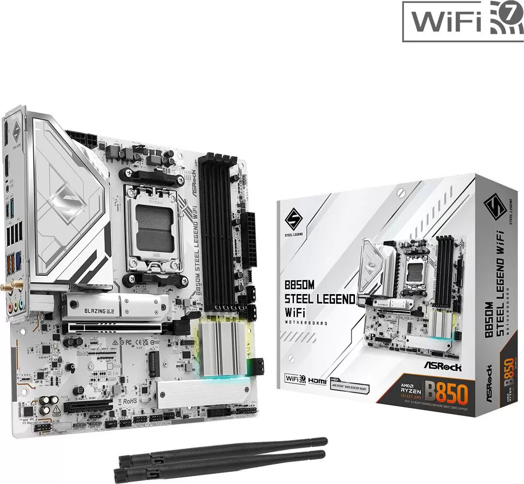 Материнская плата ASRock B850M Steel Legend WiFi фото