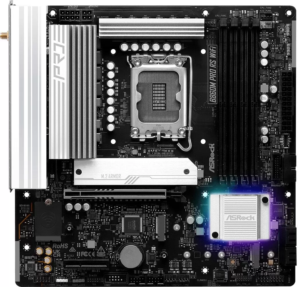 Материнская плата ASRock B860M Pro RS WiFi фото