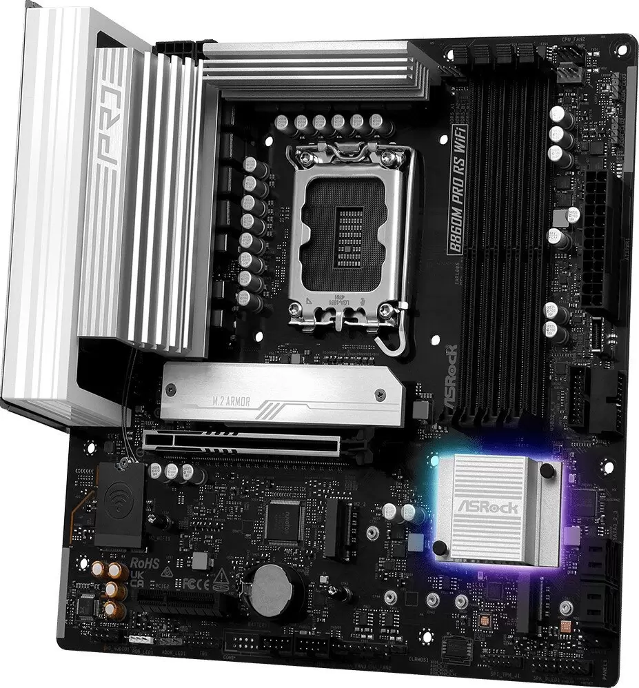 Материнская плата ASRock B860M Pro RS WiFi фото