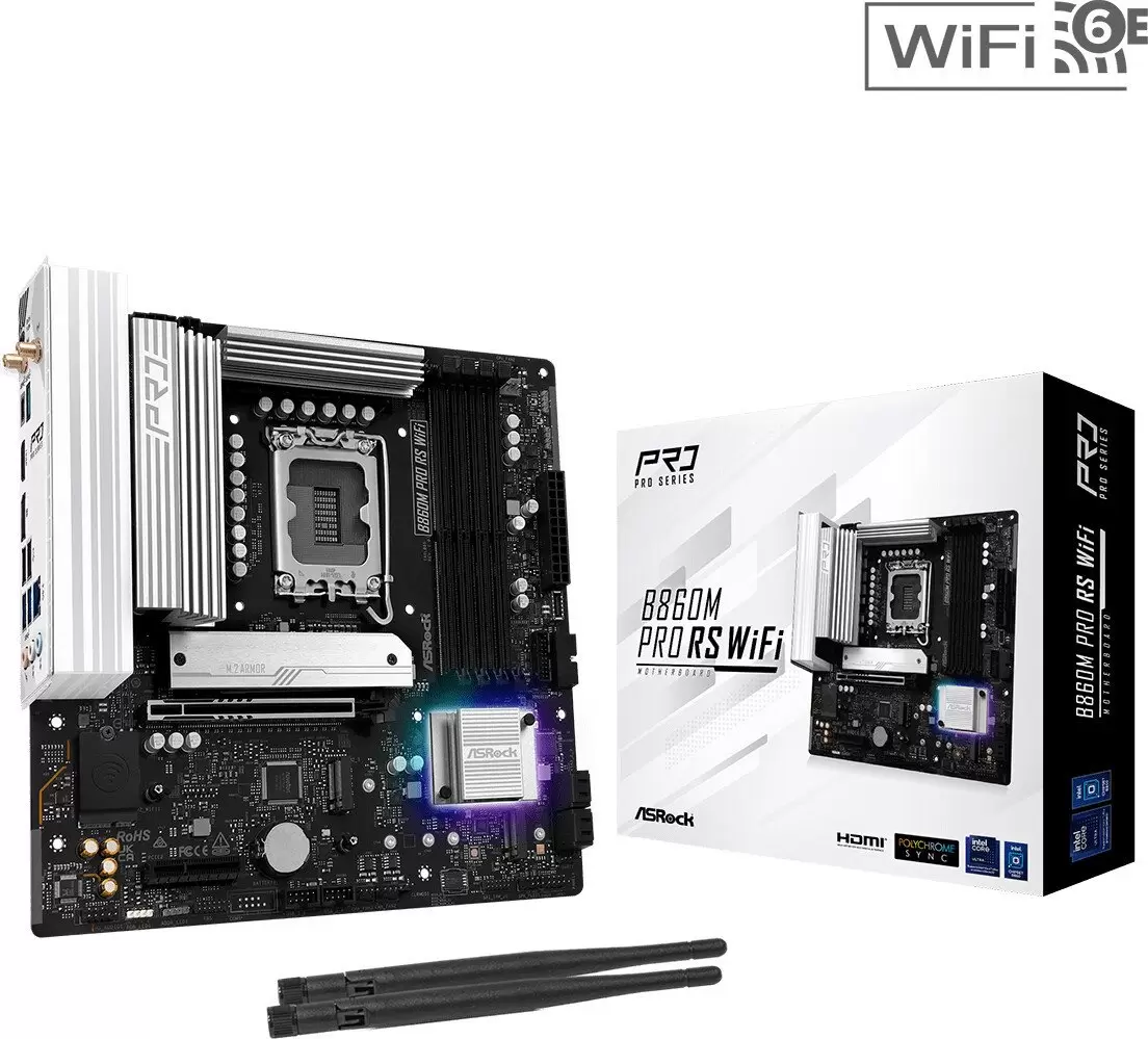 Материнская плата ASRock B860M Pro RS WiFi фото