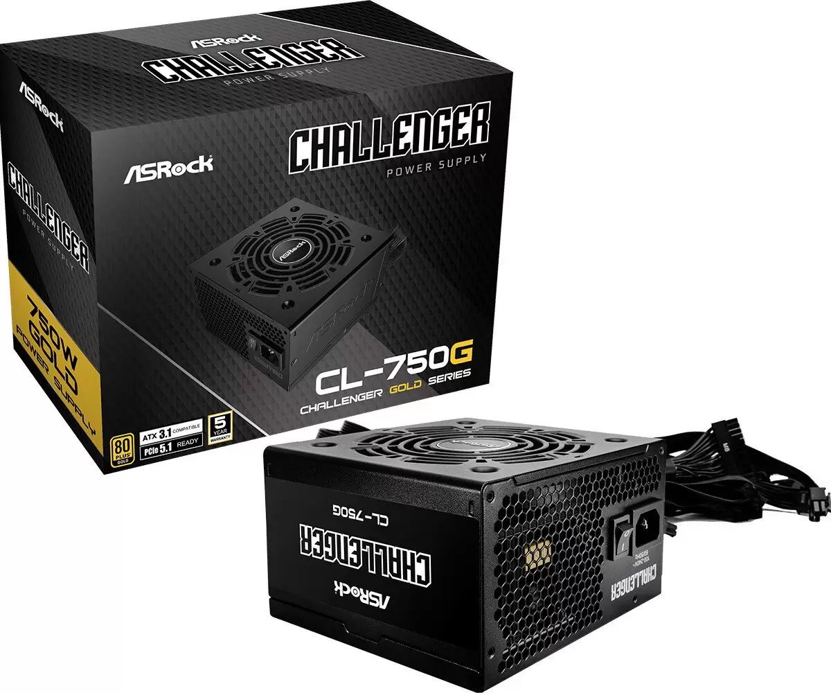 Блок питания ASRock Challenger 750W CL-750G фото