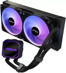 Система жидкостного охлаждения для процессора ASRock Pro 240 ARGB (черный)