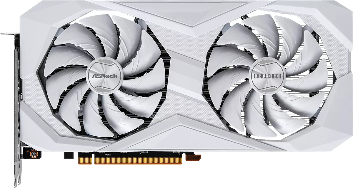 ASRock Radeon RX 6600 Challenger White 8GB RX6600 CLW 8G