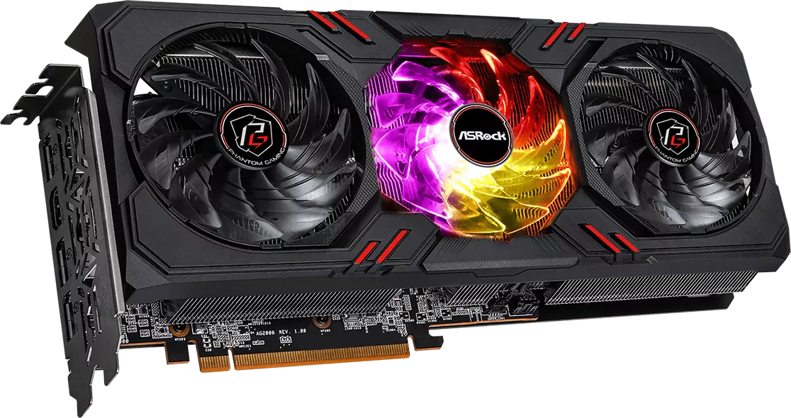 Видеокарта ASRock Radeon RX 6650 XT Phantom Gaming D 8GB OC RX6650XT PGD 8GO фото 3