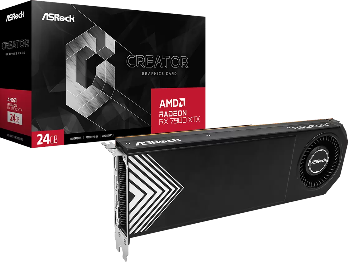 Видеокарта ASRock Radeon RX 7900 XT Creator 20GB RX7900XT CT 20G фото