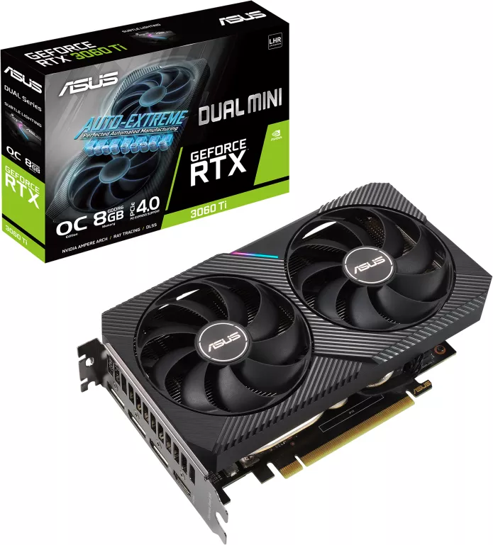 Видеокарта ASUS Dual GeForce RTX 3060 Ti V2 Mini OC Edition 8GB GDDR6 фото 7