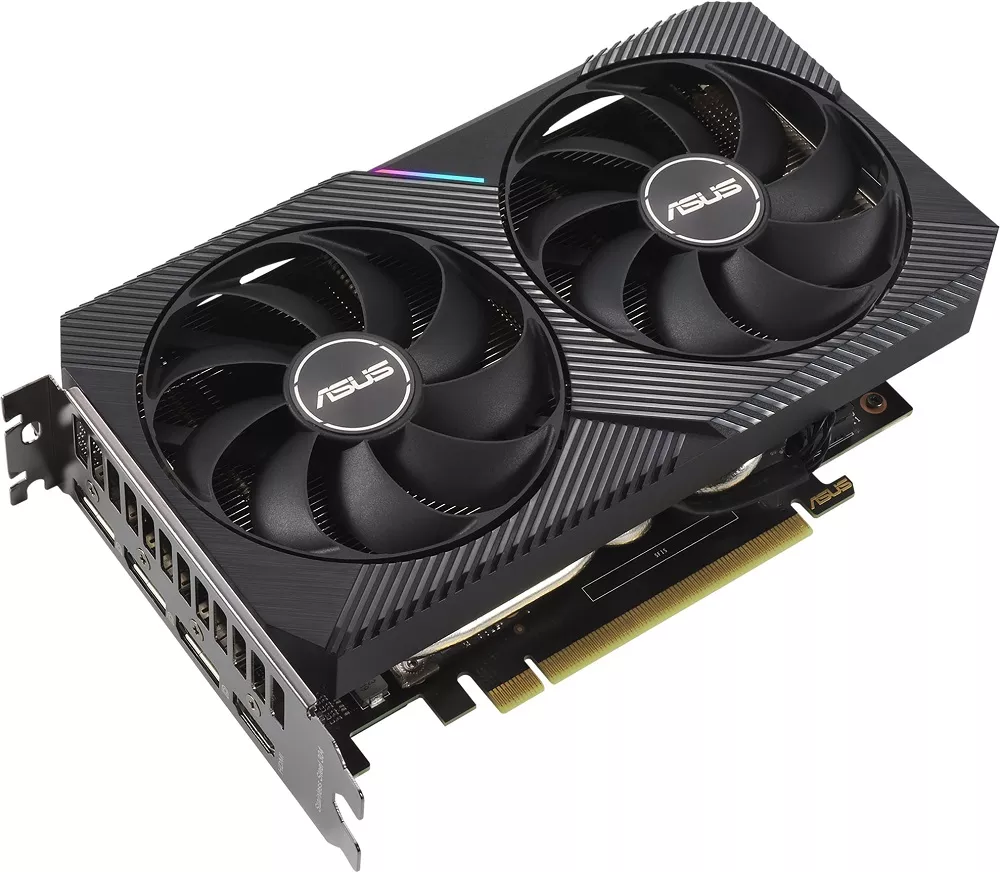 Видеокарта Asus Dual GeForce RTX 3060 V2 OC 12GB GDDR6 DUAL-RTX3060-O12G-V2 фото 2