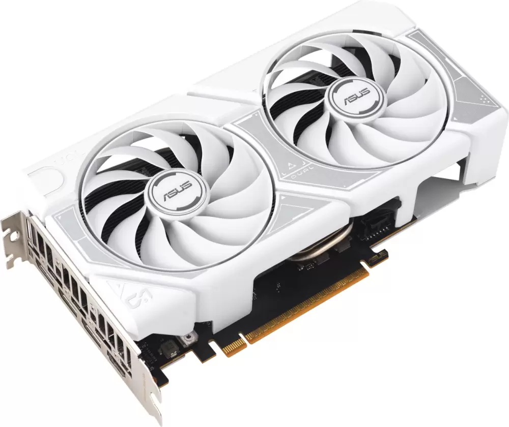 Видеокарта ASUS Dual GeForce RTX 5060 8GB GDDR7 White OC Edition DUAL-RTX5060-O8G-WHITE фото