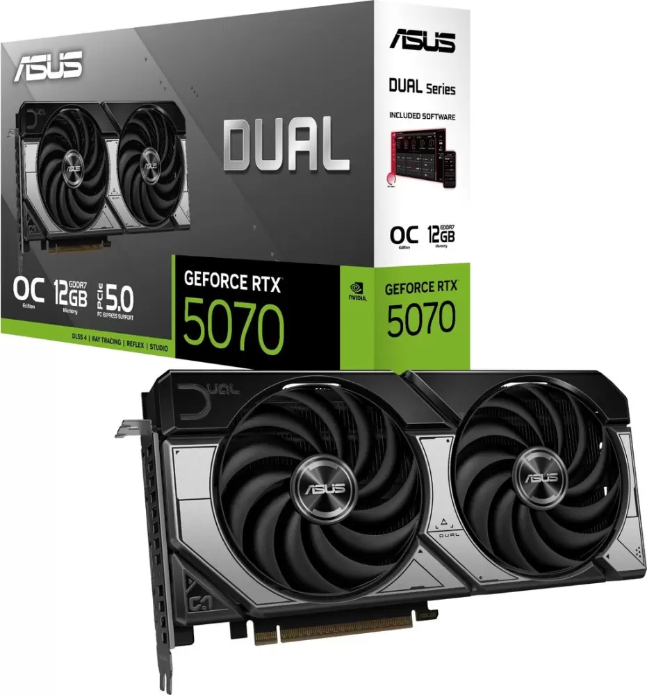Видеокарта ASUS Dual GeForce RTX 5070 12GB GDDR7 OC Edition DUAL-RTX5070-O12G фото 7