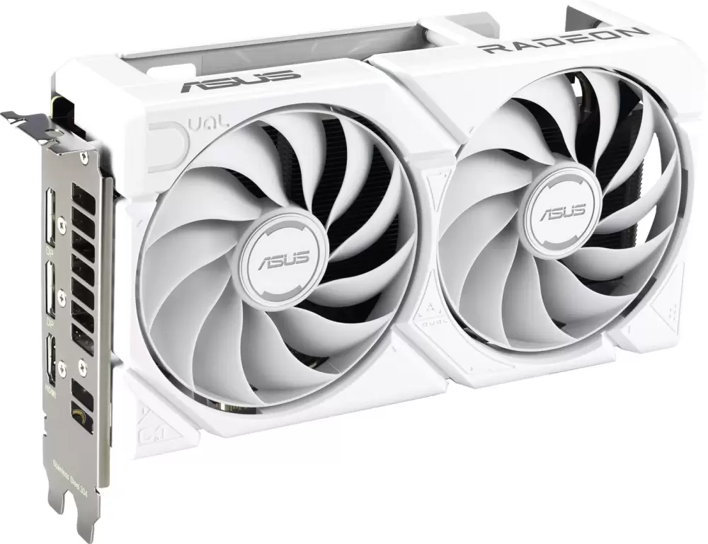 Asus Dual Radeon RX 9060 XT 16GB GDDR6 White Edition DUAL-RX9060XT-16G-WHITE