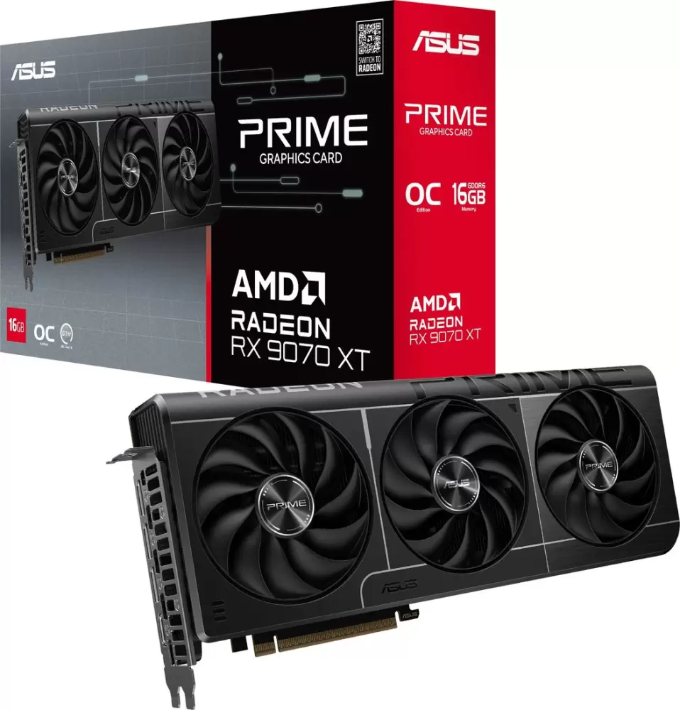 Видеокарта ASUS Prime Radeon RX 9070 XT OC Edition 16GB GDDR6 PRIME-RX9070XT-O16G фото 11