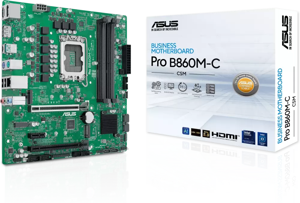 Материнская плата ASUS Pro B860M-C-CSM фото