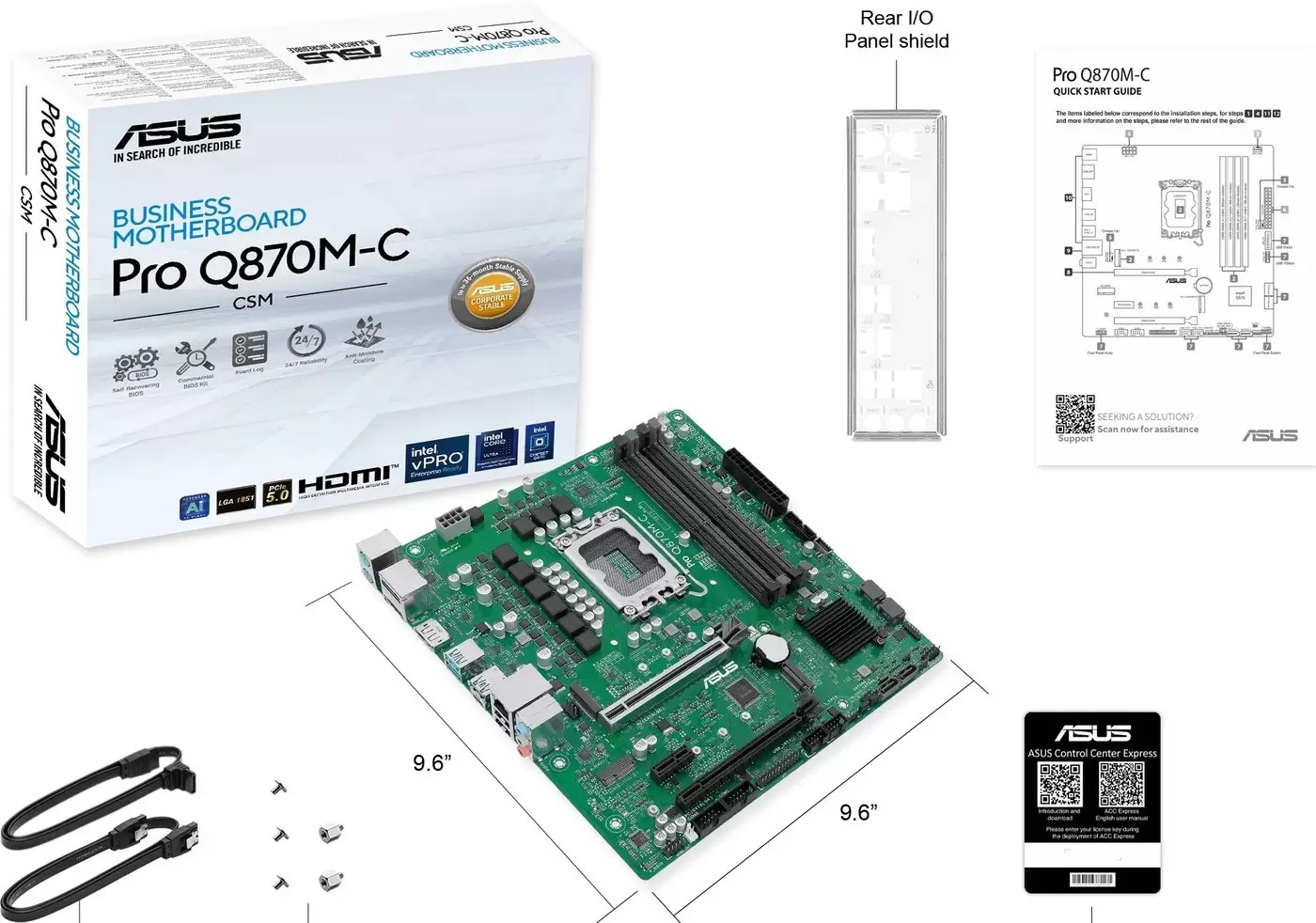 Материнская плата ASUS Pro Q870M-C-CSM фото