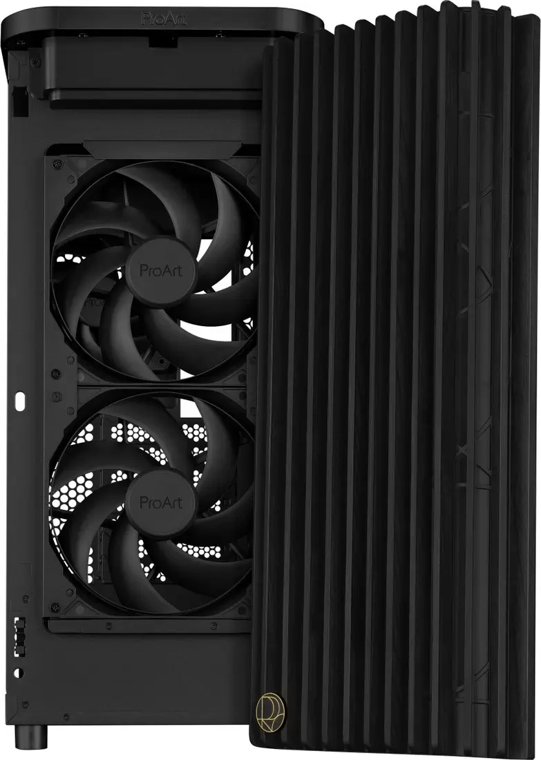 Корпус ASUS ProArt PA401 Wood Edition - Mesh Panel (черный) фото