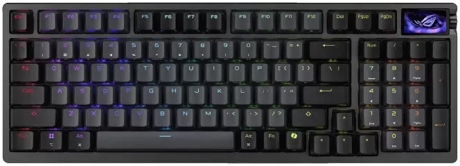Клавиатура ASUS ROG Azoth 96 HE (ASUS ROG HFX V2 Magnetic, черный, нет кириллицы) фото 10