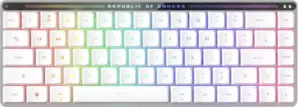 Клавиатура ASUS ROG Falchion Moonlight White (ASUS RX Low Profile Blue) фото