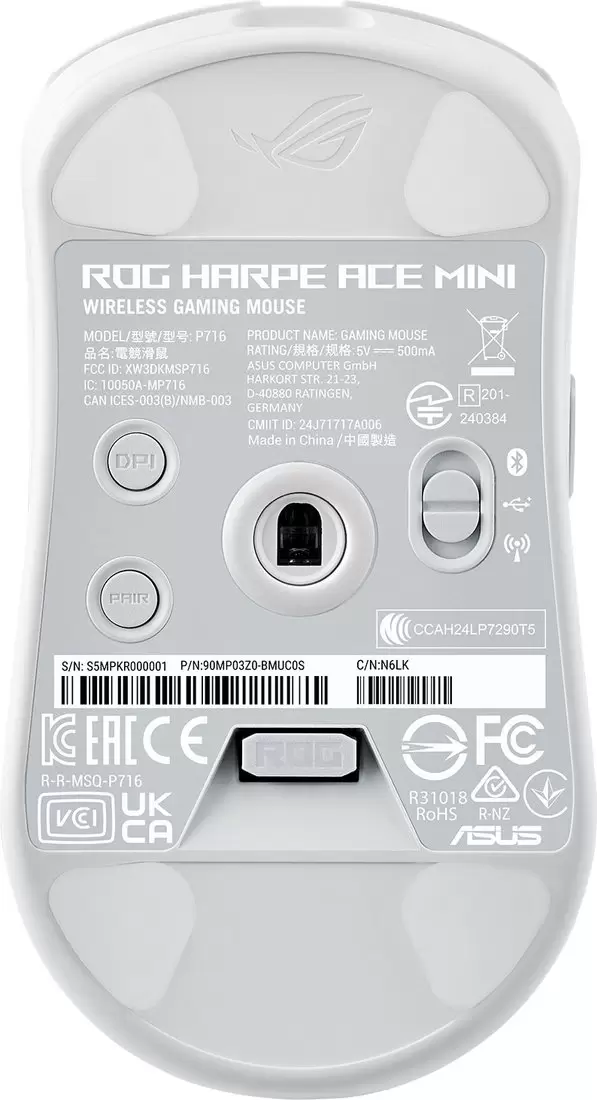 Игровая мышь ASUS ROG Harpe Ace Mini White фото