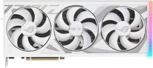 Видеокарта ASUS ROG Strix GeForce RTX 4080 16GB GDDR6X White OC Edition ROG-STRIX-RTX4080-O16G-WHITE фото
