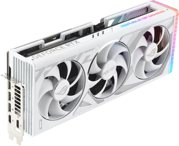 Видеокарта ASUS ROG Strix GeForce RTX 4080 Super 16GB GDDR6X White OC Edition ROG-STRIX-RTX4080S-O16G-WHITE фото 12