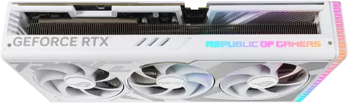 Видеокарта ASUS ROG Strix GeForce RTX 4080 Super 16GB GDDR6X White OC Edition ROG-STRIX-RTX4080S-O16G-WHITE фото 3