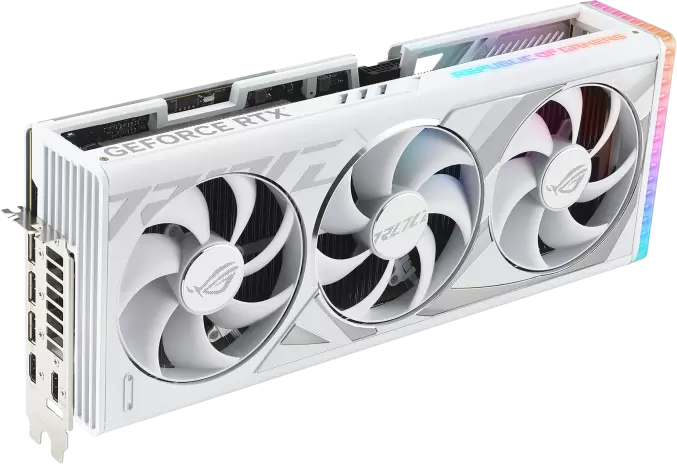Видеокарта ASUS ROG Strix GeForce RTX 4080 Super 16GB GDDR6X White OC Edition ROG-STRIX-RTX4080S-O16G-WHITE фото 6