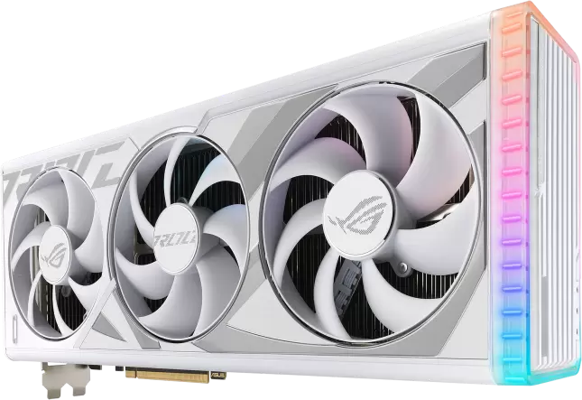 Видеокарта ASUS ROG Strix GeForce RTX 4080 Super 16GB GDDR6X White OC Edition ROG-STRIX-RTX4080S-O16G-WHITE фото 7