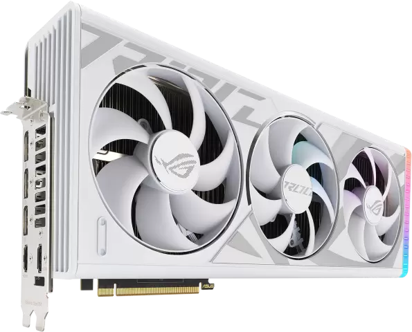 Видеокарта ASUS ROG Strix GeForce RTX 4080 Super 16GB GDDR6X White OC Edition ROG-STRIX-RTX4080S-O16G-WHITE фото 8