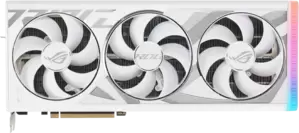 Видеокарта ASUS ROG Strix GeForce RTX 4080 Super 16GB GDDR6X White OC Edition ROG-STRIX-RTX4080S-O16G-WHITE фото