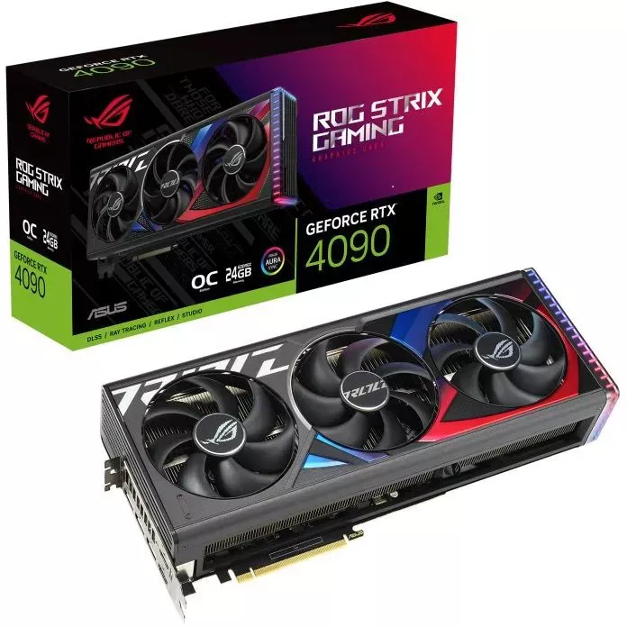 Видеокарта Asus ROG Strix GeForce RTX 4090 OC Edition 24GB GDDR6X ROG-STRIX-RTX4090-O24G-GAMING фото 10