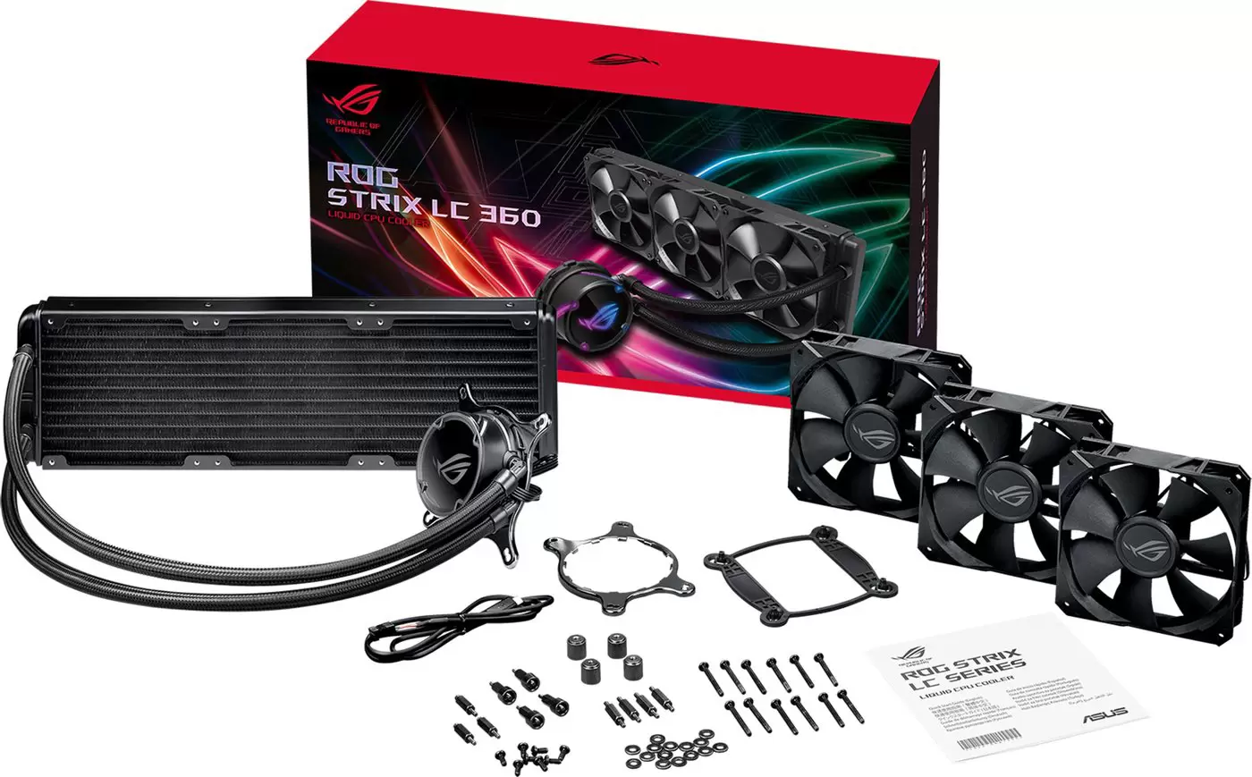 Система жидкостного охлаждения для процессора ASUS ROG Strix LC 360 фото