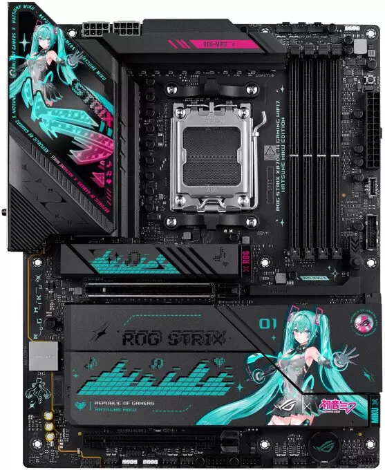 Asus Rog Strix X870E-H Gaming WiFi7 Hatsune Miku Edition