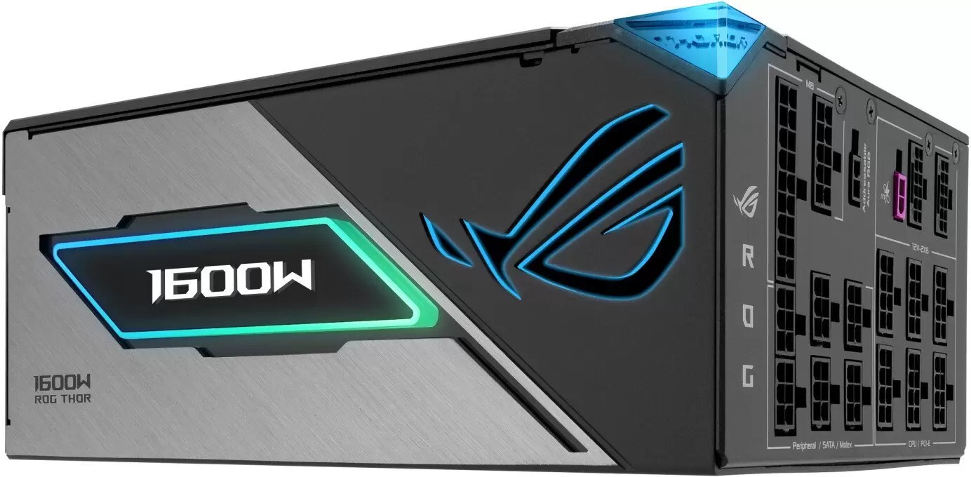 Блок питания ASUS ROG THOR 1600W Titanium III ROG-THOR-1600T3-GAMING фото 2