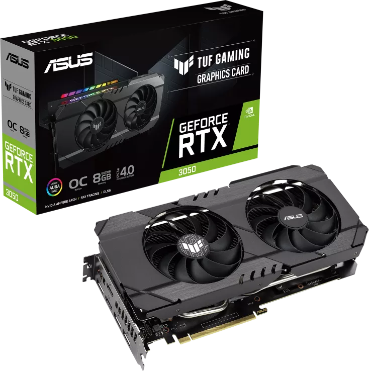 Видеокарта ASUS TUF Gaming GeForce RTX 3050 OC Edition 8GB GDDR6 TUF-RTX3050-O8G-GAMING фото 11
