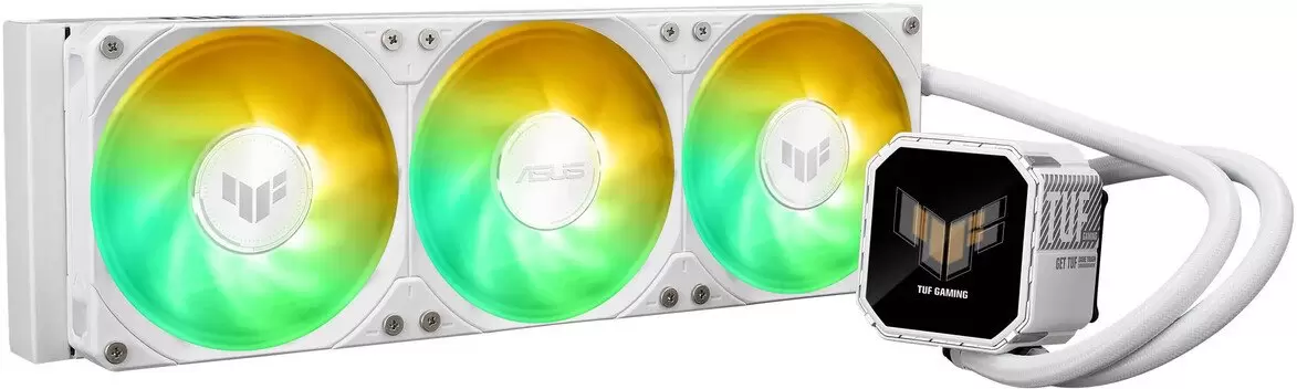 Система жидкостного охлаждения для процессора ASUS TUF Gaming LC III 360 ARGB LCD (белый) фото
