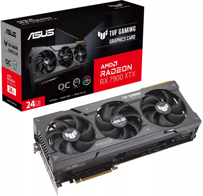 Видеокарта ASUS TUF Gaming Radeon RX 7900 XTX OC Edition 24GB GDDR6 TUF-RX7900XTX-O24G-GAMING фото 10