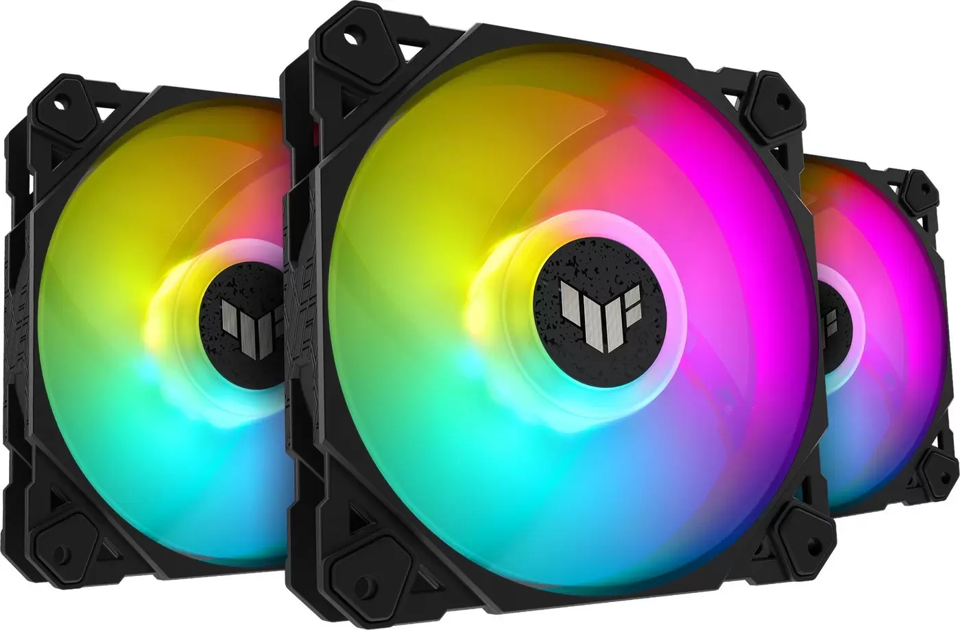 Набор вентиляторов с контроллером ASUS TUF Gaming TF120 ARGB Triple Fan Kit Black Edition фото