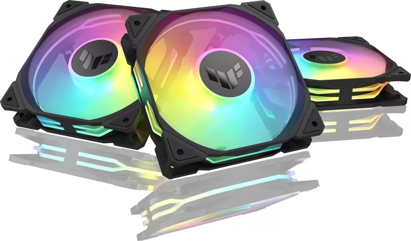 Комплект вентиляторов для корпуса ASUS TUF Gaming TR120 ARGB Triple Pack (черный) фото