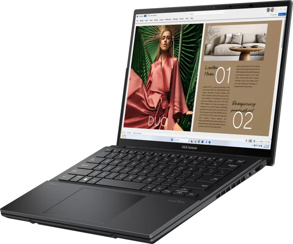 Рабочая станция ASUS Zenbook 14 Duo OLED UX8406CA-PZ234W фото
