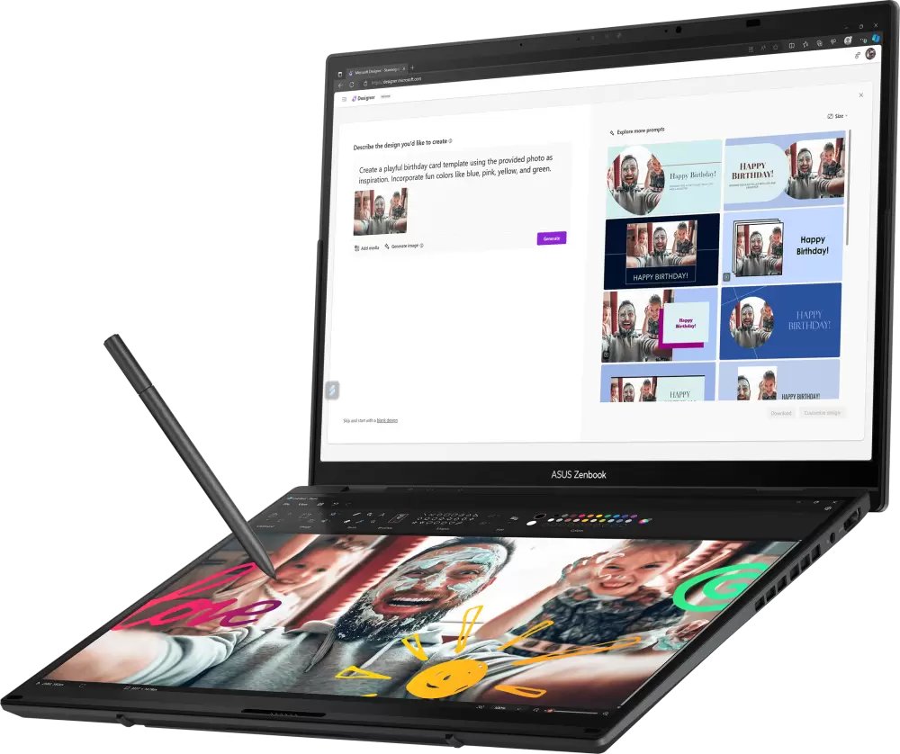 Рабочая станция ASUS Zenbook 14 Duo OLED UX8406CA-PZ234W фото