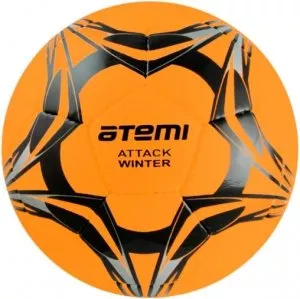 Мяч футбольный Atemi Attack Winter размер 5 orange фото